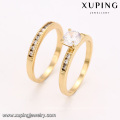 14445 xuping engagement gold Elegant Neutral Environmental Copper ring set